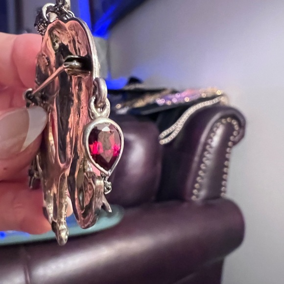 Sterling Silver Elephant Pendant/Brooch - Picture 6 of 9